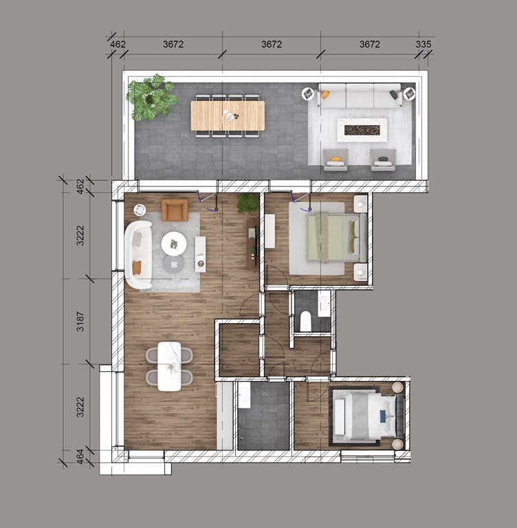 mediumsize floorplan